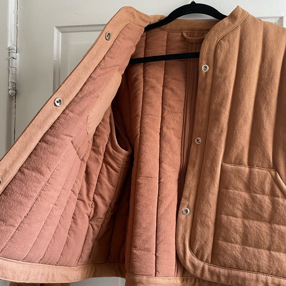 Cropped Quilted Jacket Clove - Picture 3 of 5